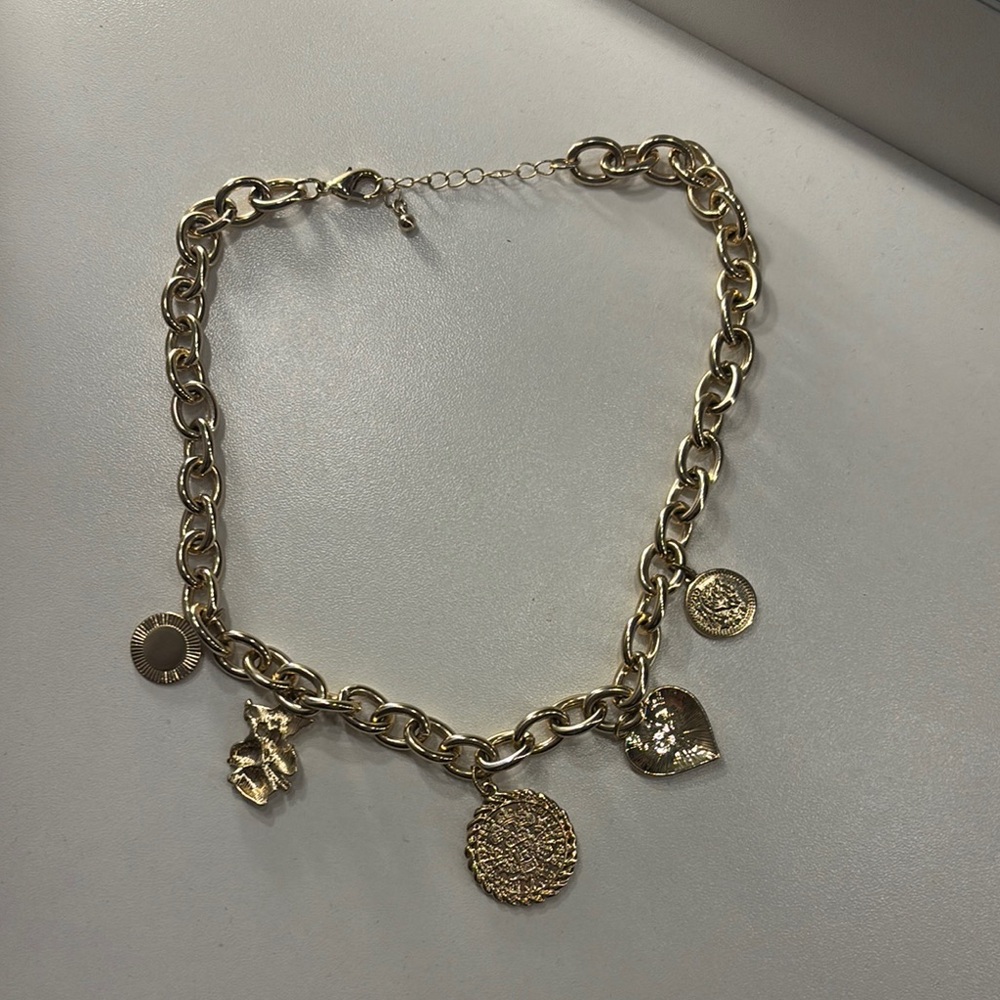 Gold Charm Necklace
